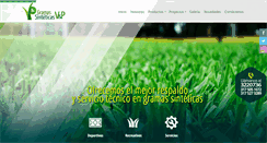Desktop Screenshot of gramassinteticas.com